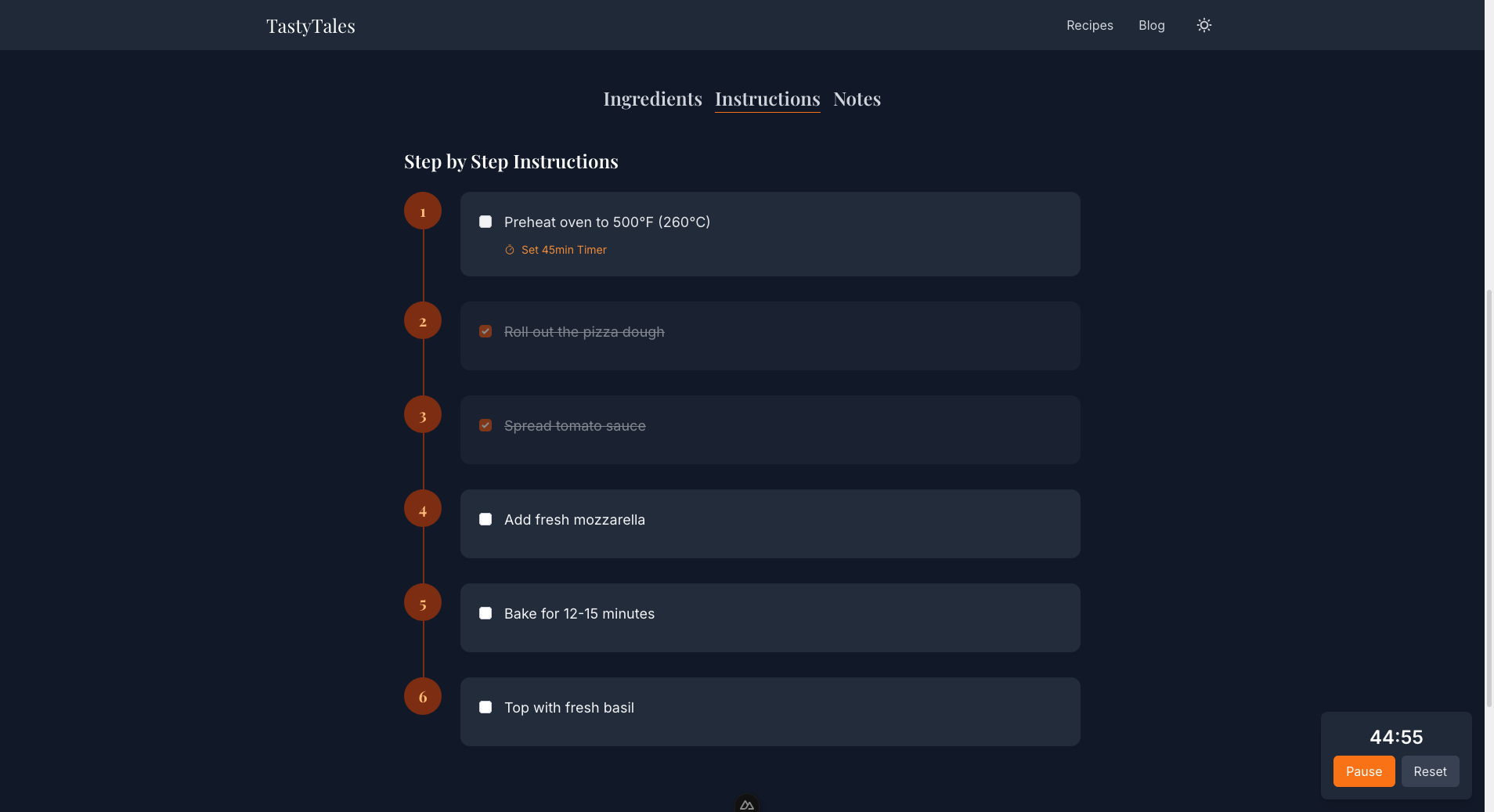 TastyTales Web Template thumbnail 3